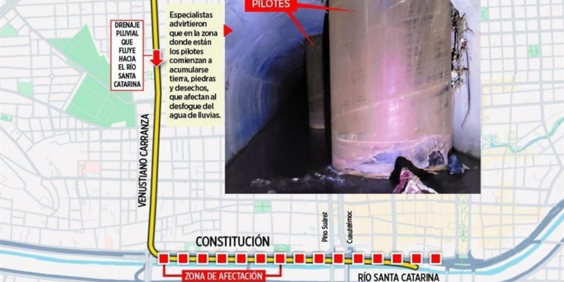 Línea 4 Del Metro De Nuevo León Destruye Drenaje Pluvial - La Razón Nl Línea 4 Del Metro De Nuevo León Destruye Drenaje Pluvial - La Razón Nl