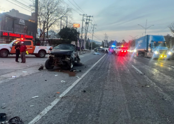 Accidente-en-carretera-nacional-santiago-el-faisán-choque-vial-carretera-nacional - La Razón Nl